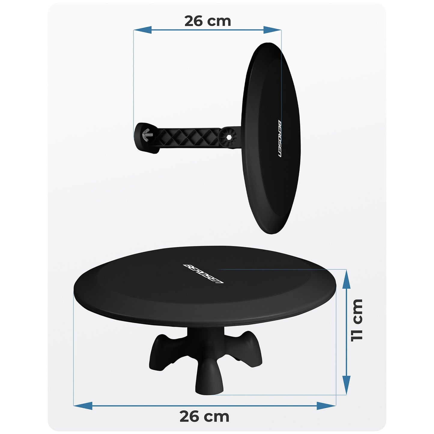 TV Antenna, Indoor/Outdoor, Ultra HD 4K, Black