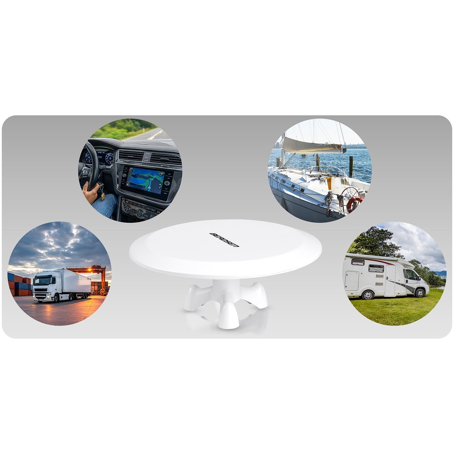 TV Antenna, Indoor/Outdoor, Ultra HD 4K, White