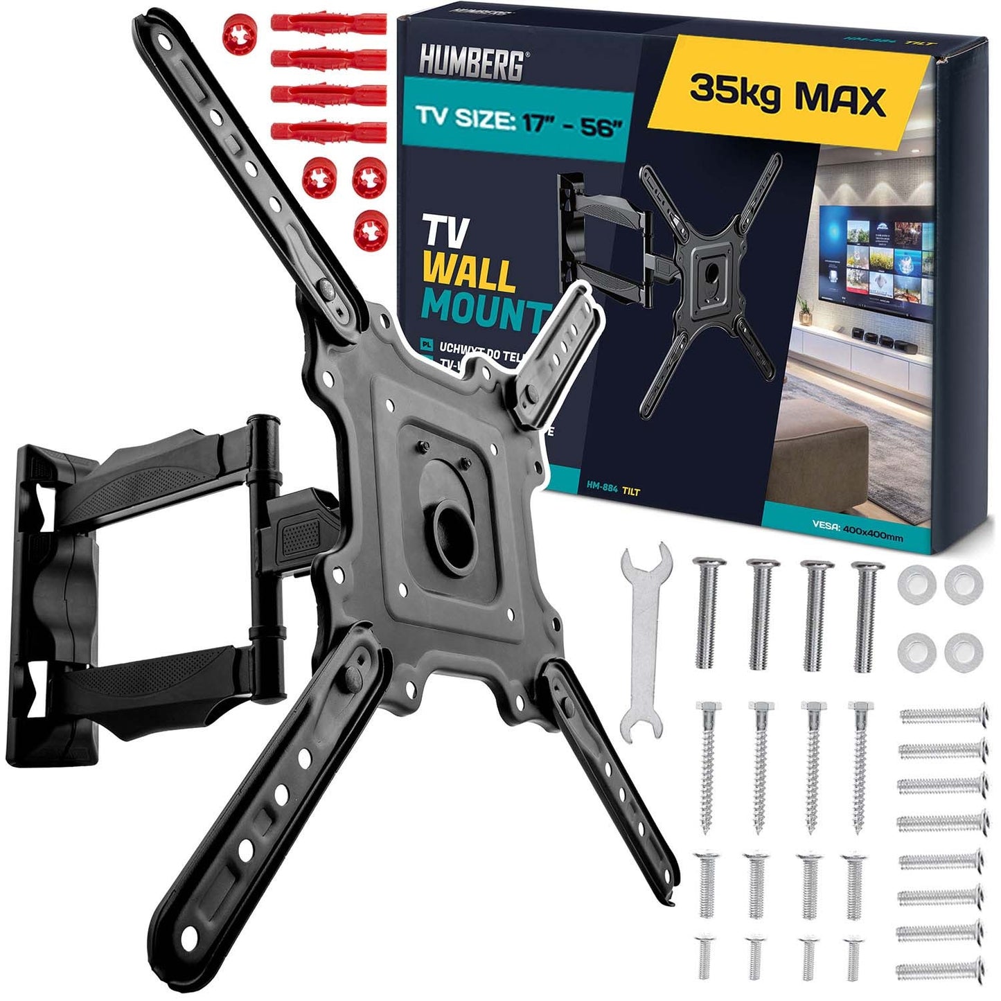 TV mount 17-56 inches Humberg 35 kg