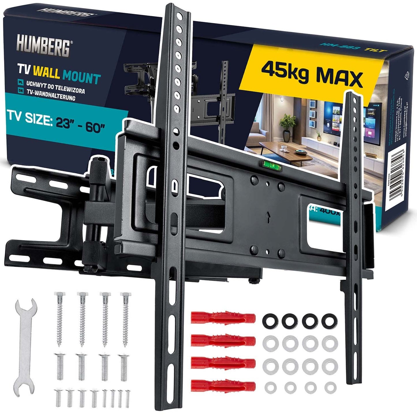 TV mount 23-60 inches Humberg 45 kg