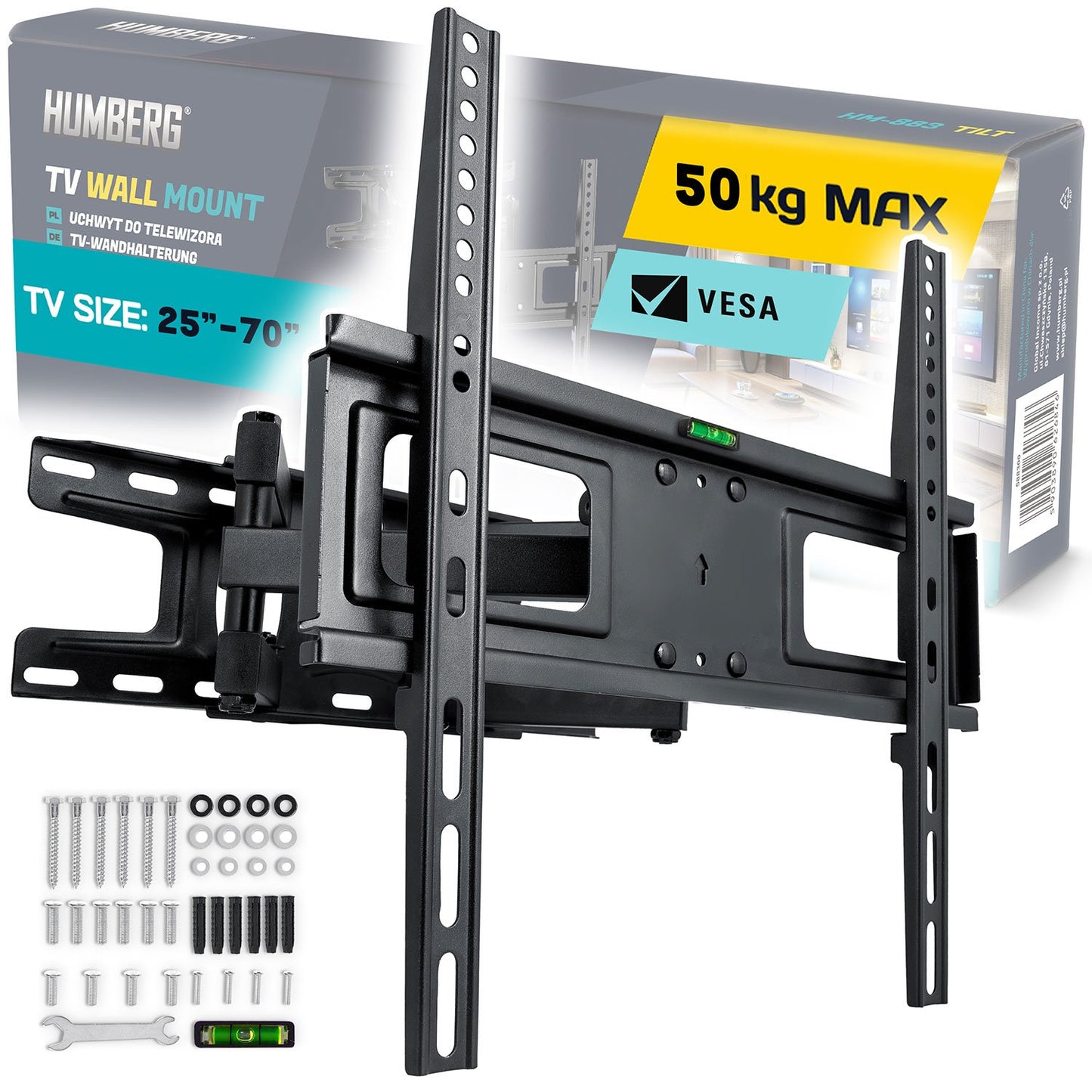 TV mount 25-70 inches Humberg 50 kg