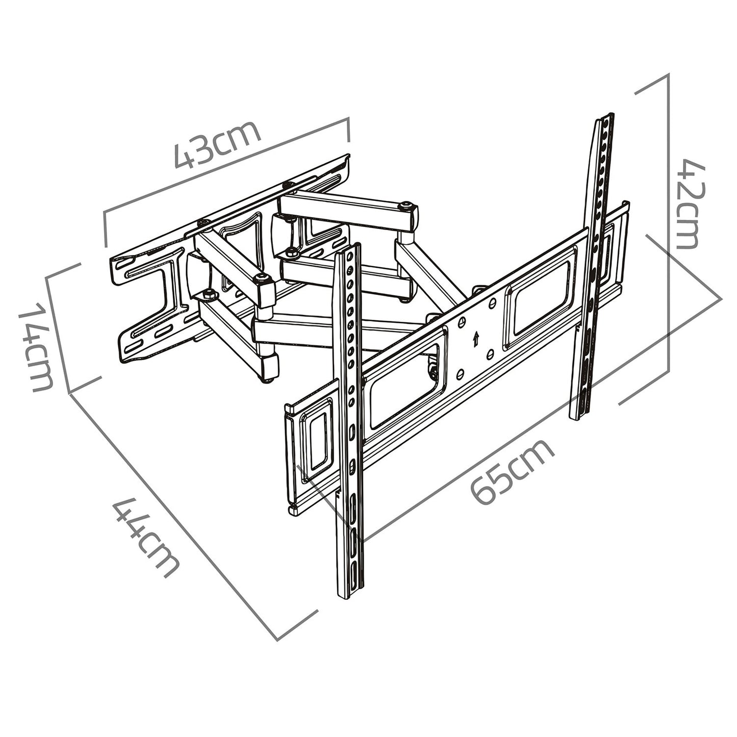 TV mount 32-70 inches Humberg 45 kg