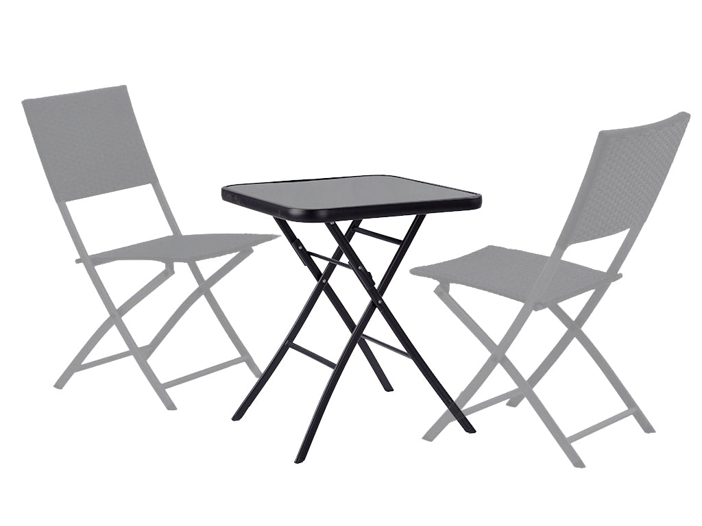 Table, glass table, garden foldable coffee terrace