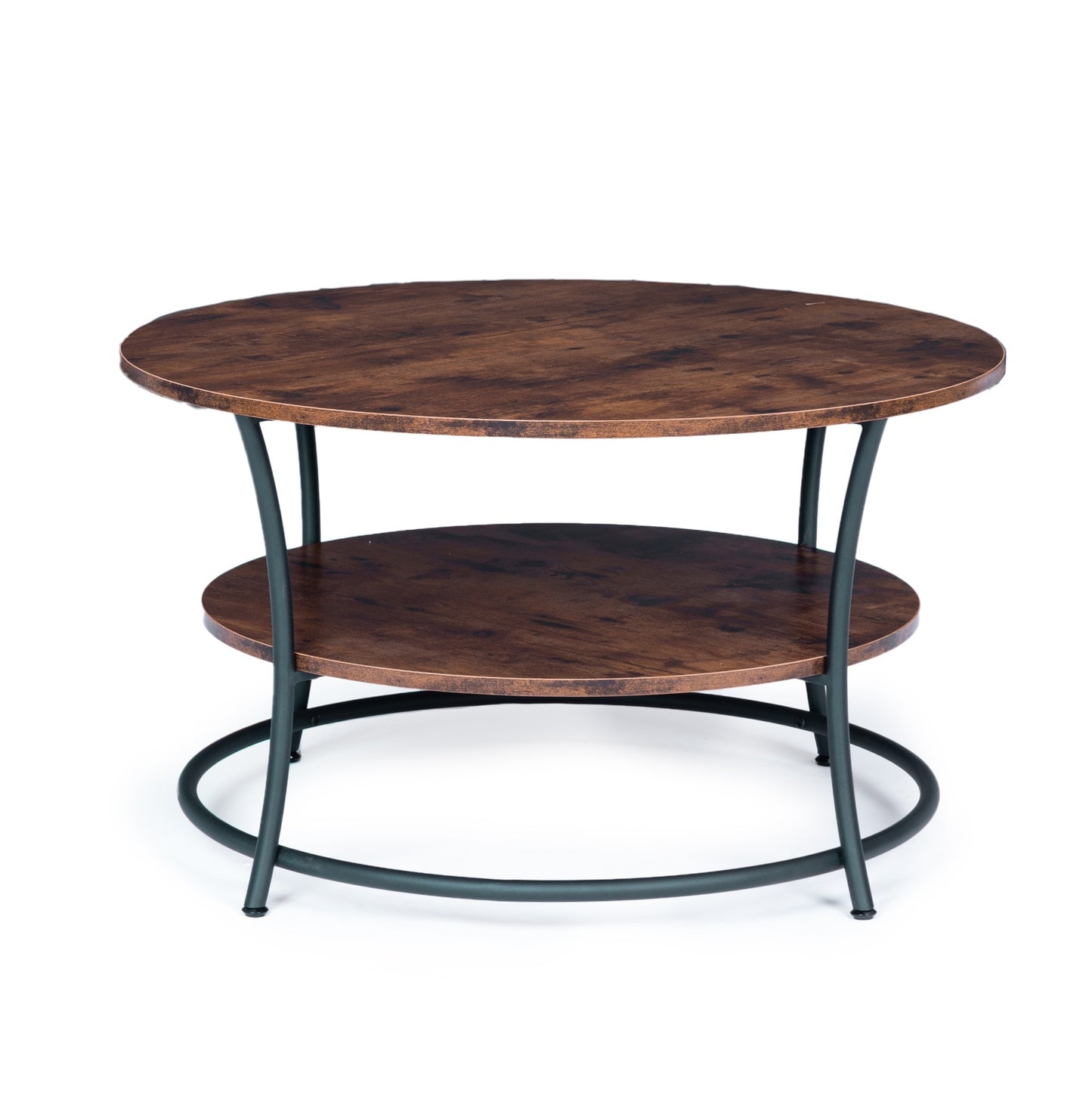 Table, round coffee table, bench, two industrial countertops ModernHome