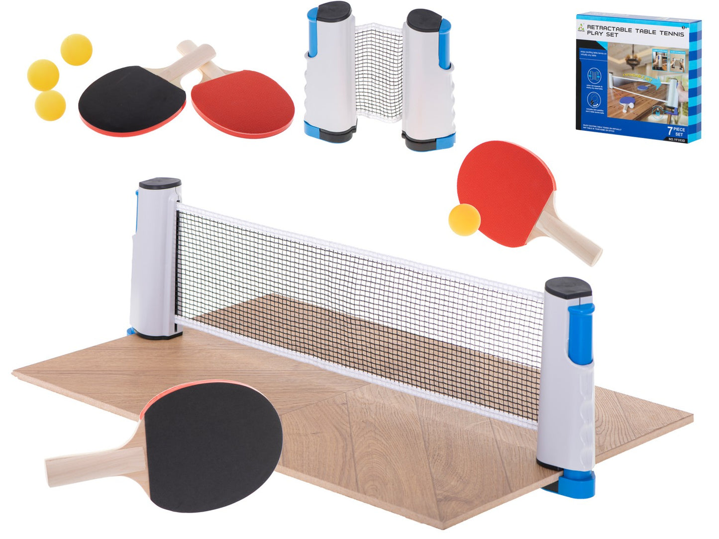 Table tennis ping pong net pallets rackets