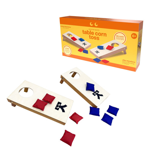 Tabletop Corn Toss Game Set with 2 Boards and 8 Bean Bags