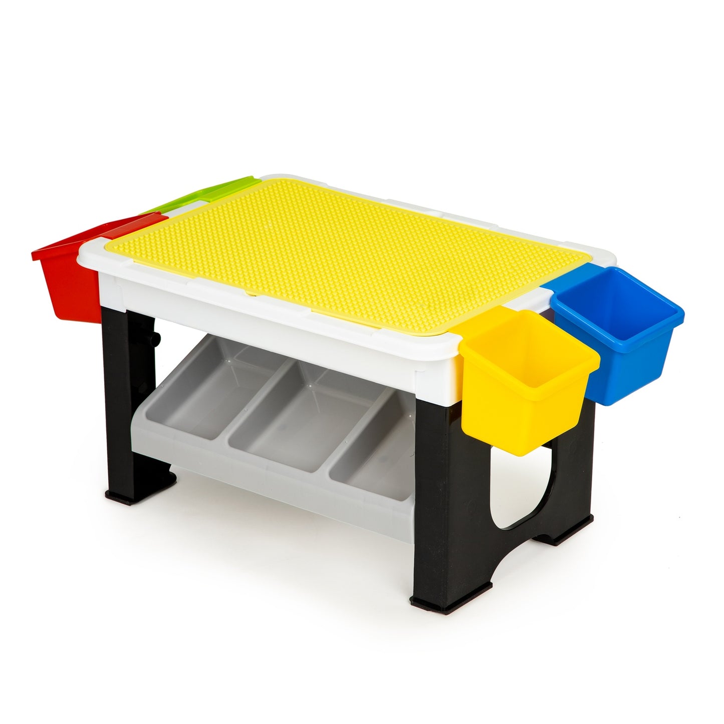 Table to play with stacking blocks for children