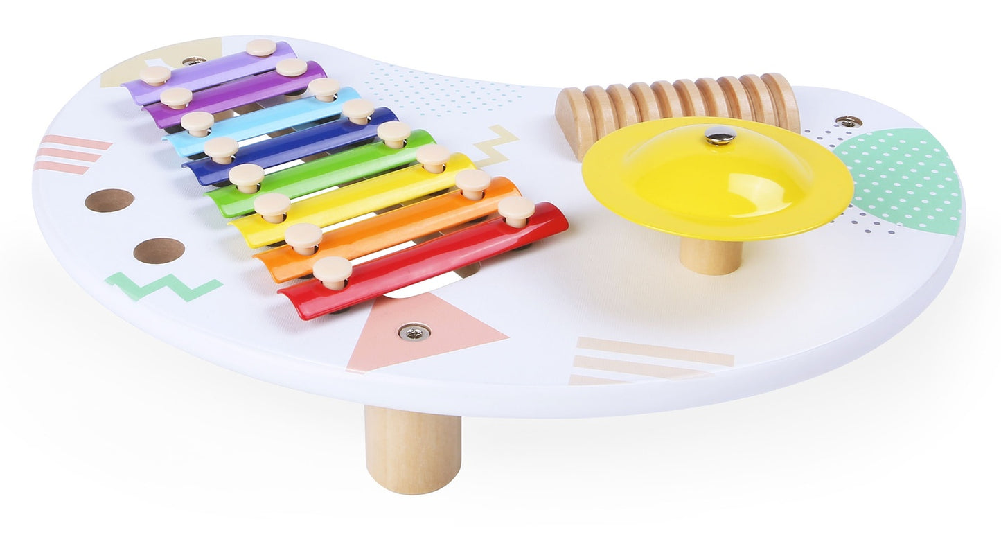 Table with instruments, musical table, cymbals +18m ECOTOYS