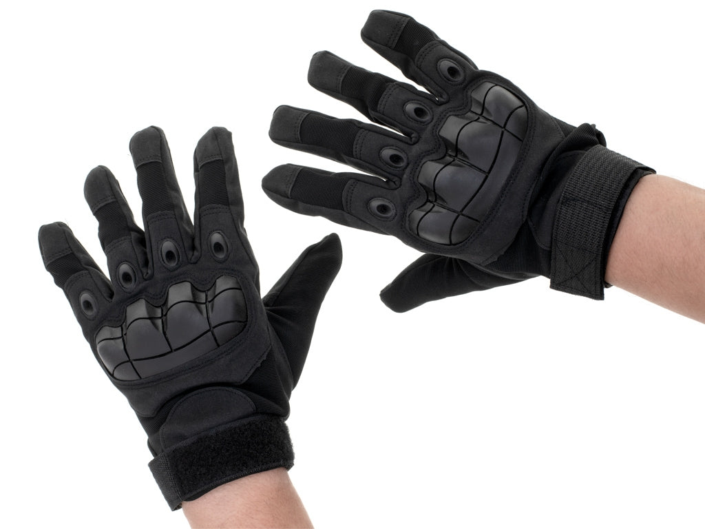 Tactical military gloves knuckle protection L black