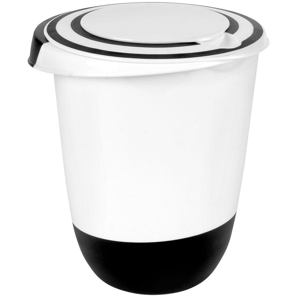 Tall Mixing Bowl with Lid for Easy Mixing and Whipping