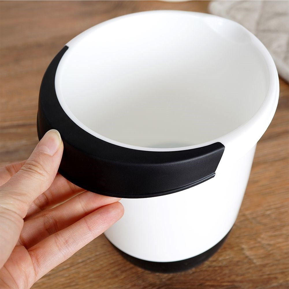 Tall Mixing Bowl with Lid for Easy Mixing and Whipping