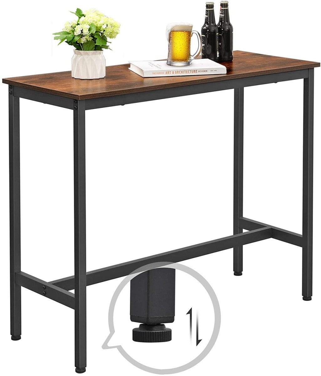 Tall narrow kitchen bar table Industrial Loft