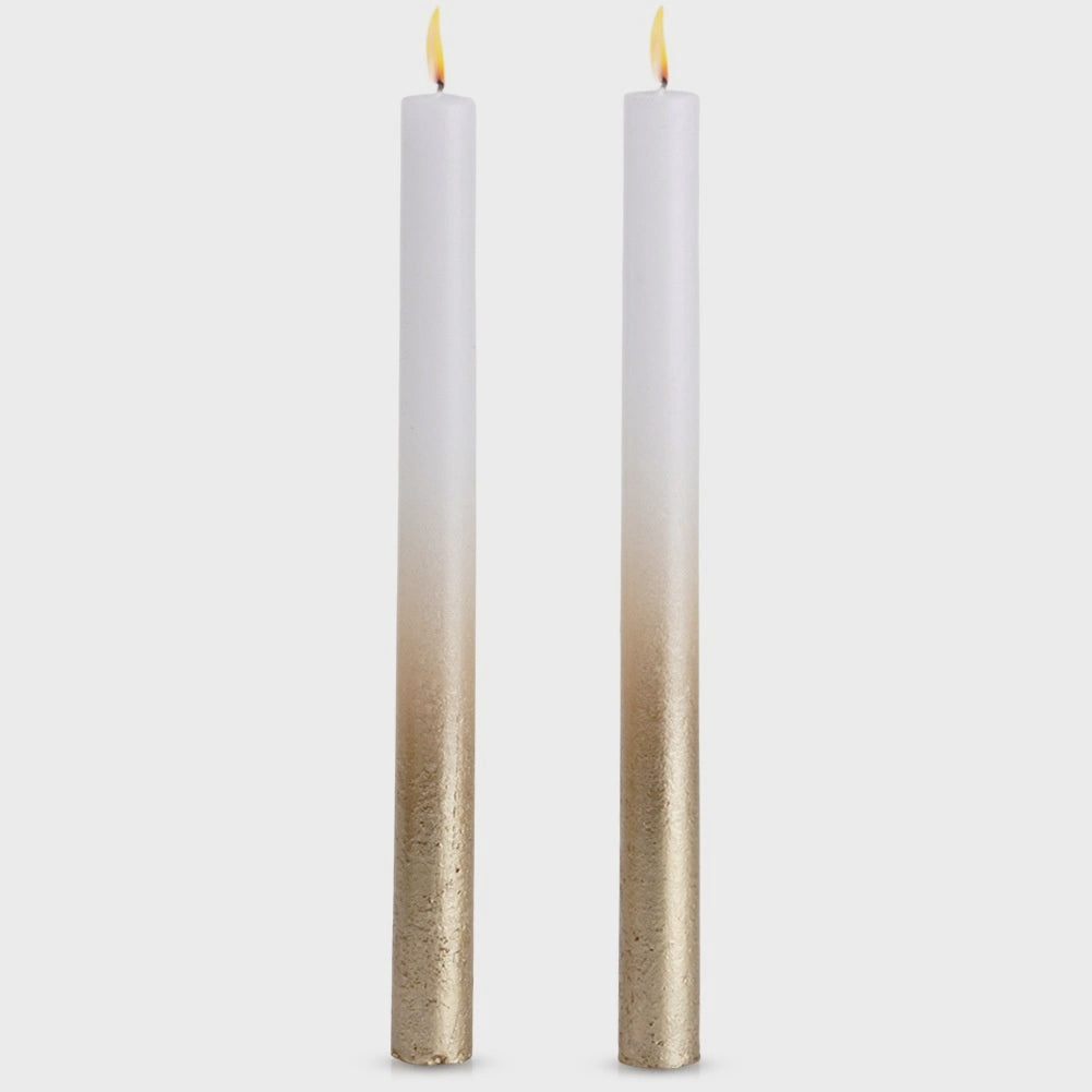 Taper Candles 25cm, 2-Pack, Paraffin Wax, Long Burn