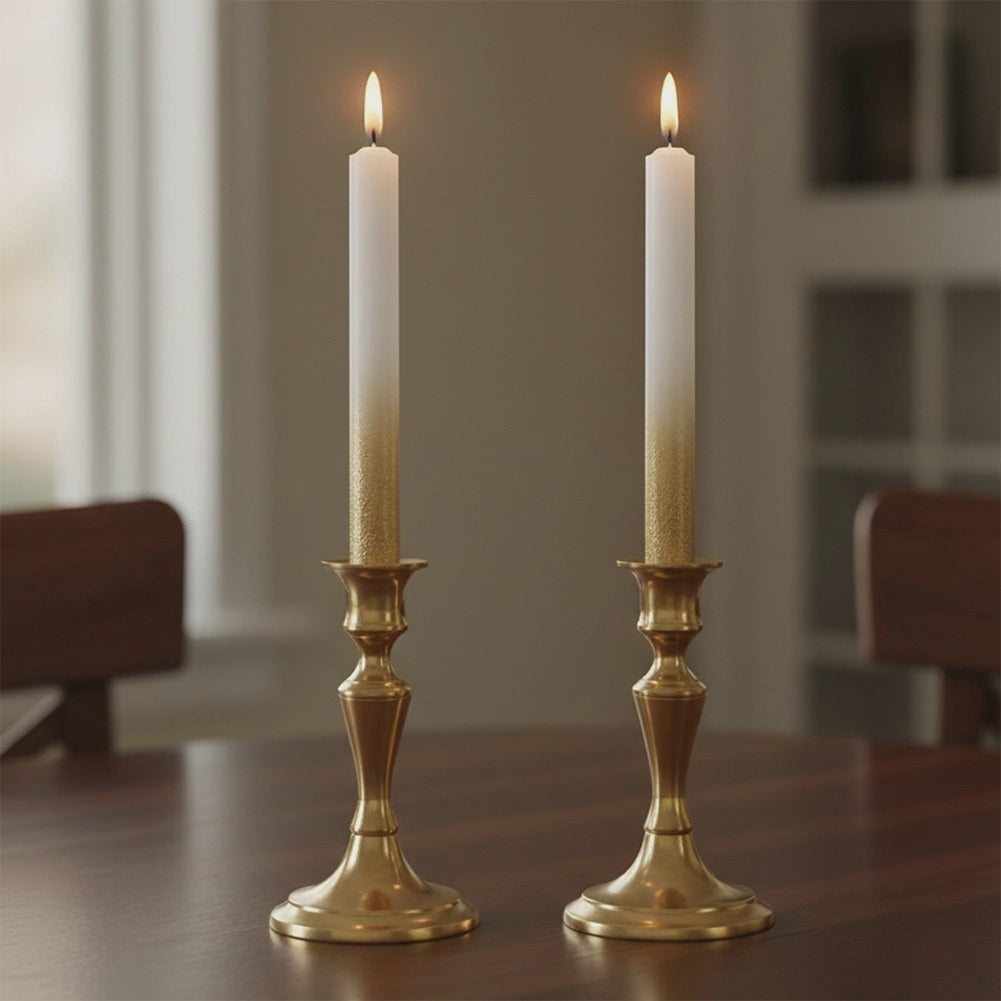 Taper Candles 25cm, 2-Pack, Paraffin Wax, Long Burn