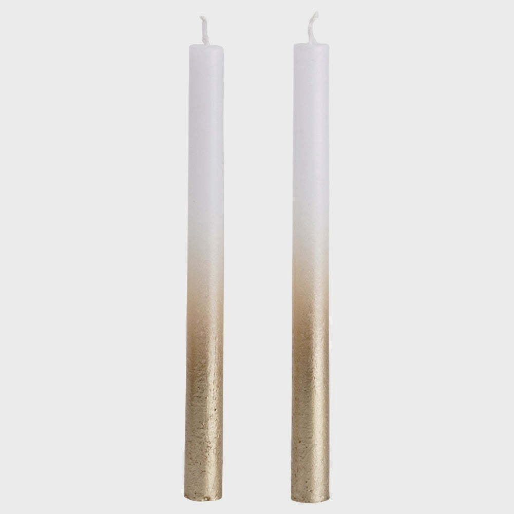 Taper Candles 25cm, 2-Pack, Paraffin Wax, Long Burn
