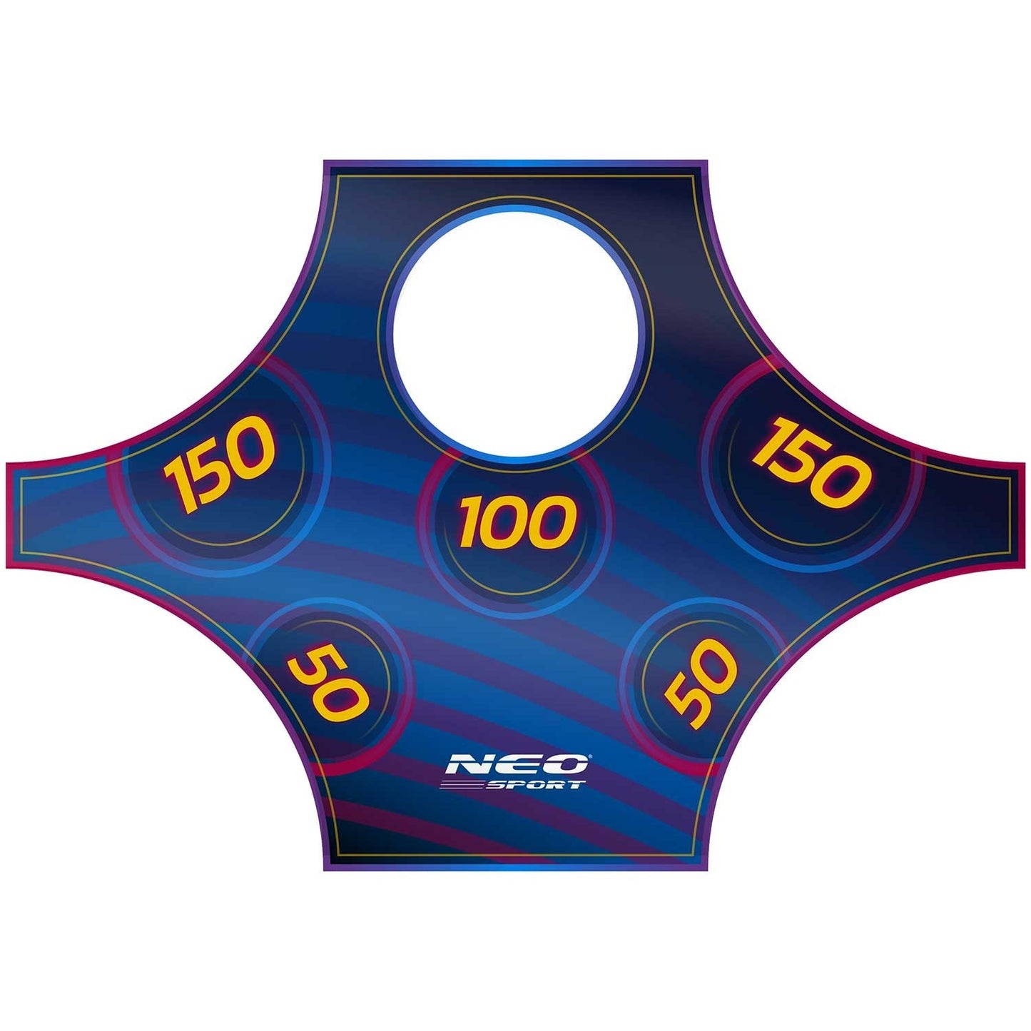 Target board for soccer goals Neo-Sport 215 x 150 cm