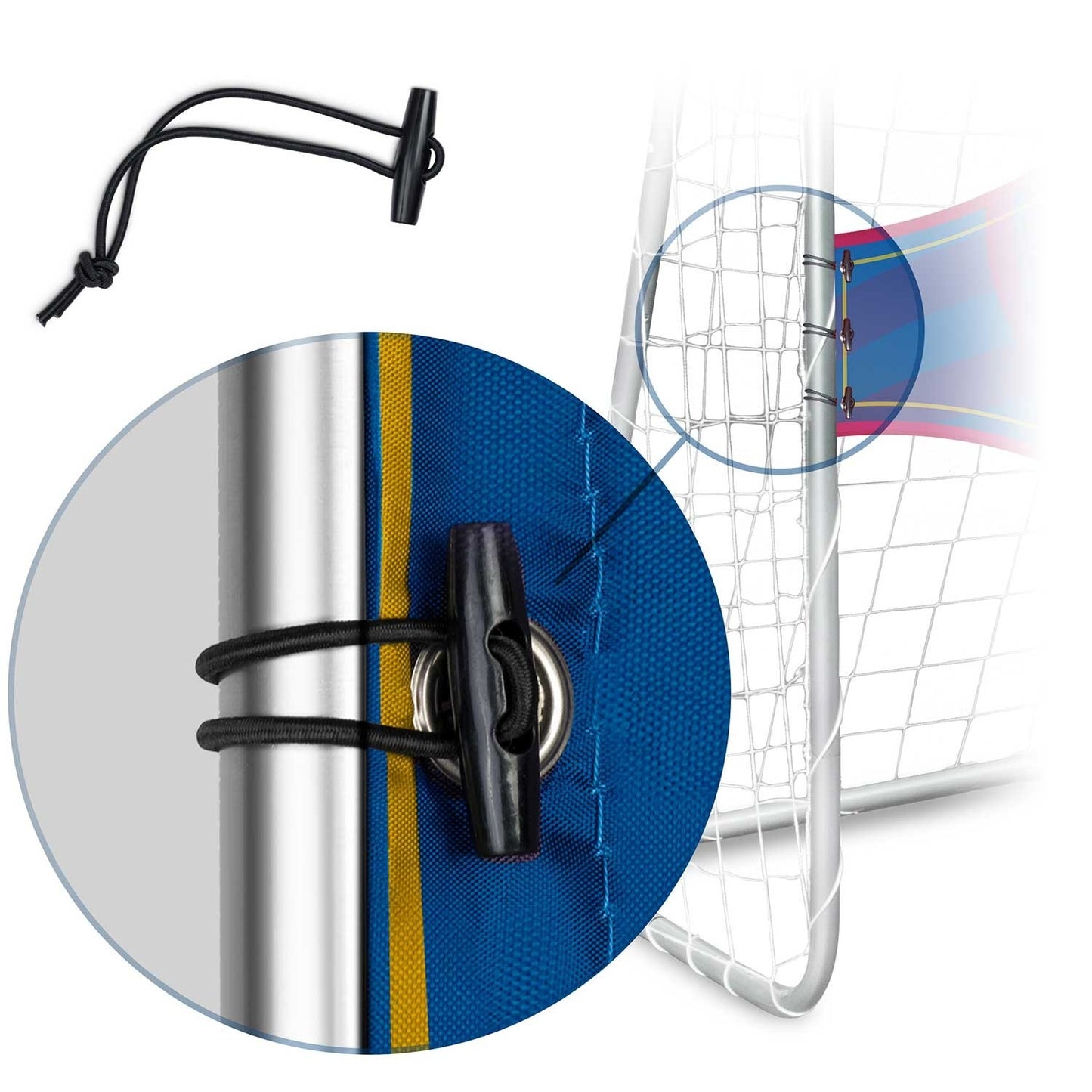 Target board for soccer goals Neo-Sport 215 x 150 cm