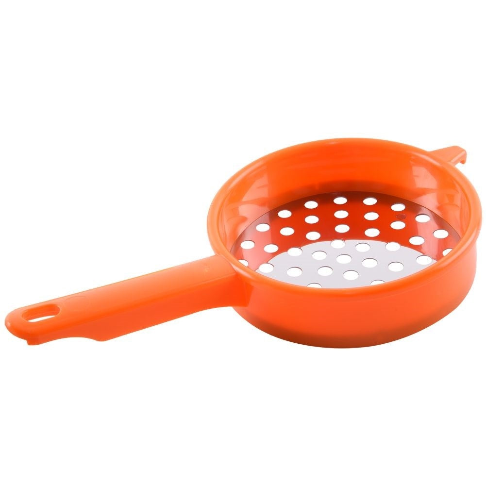 Tarka for gnocchi and klusek, long handle, stainless steel
