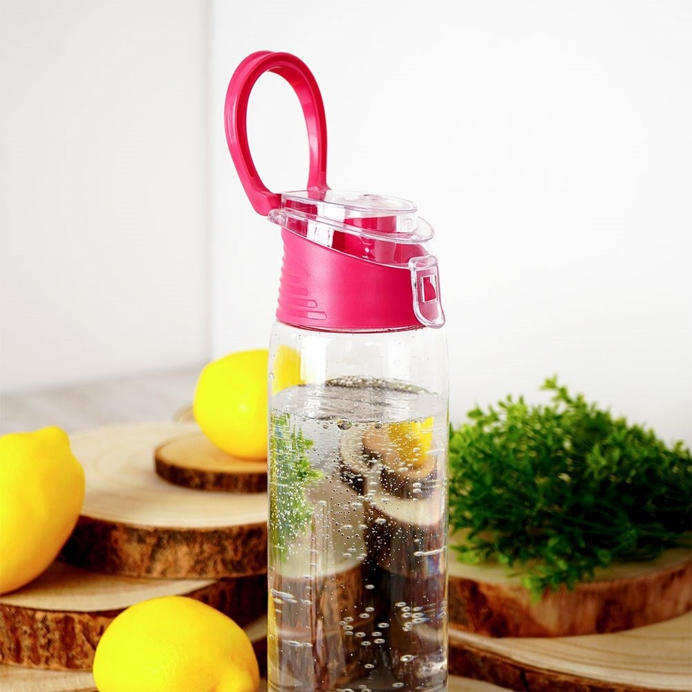 Tasty water bottle with fruit insert