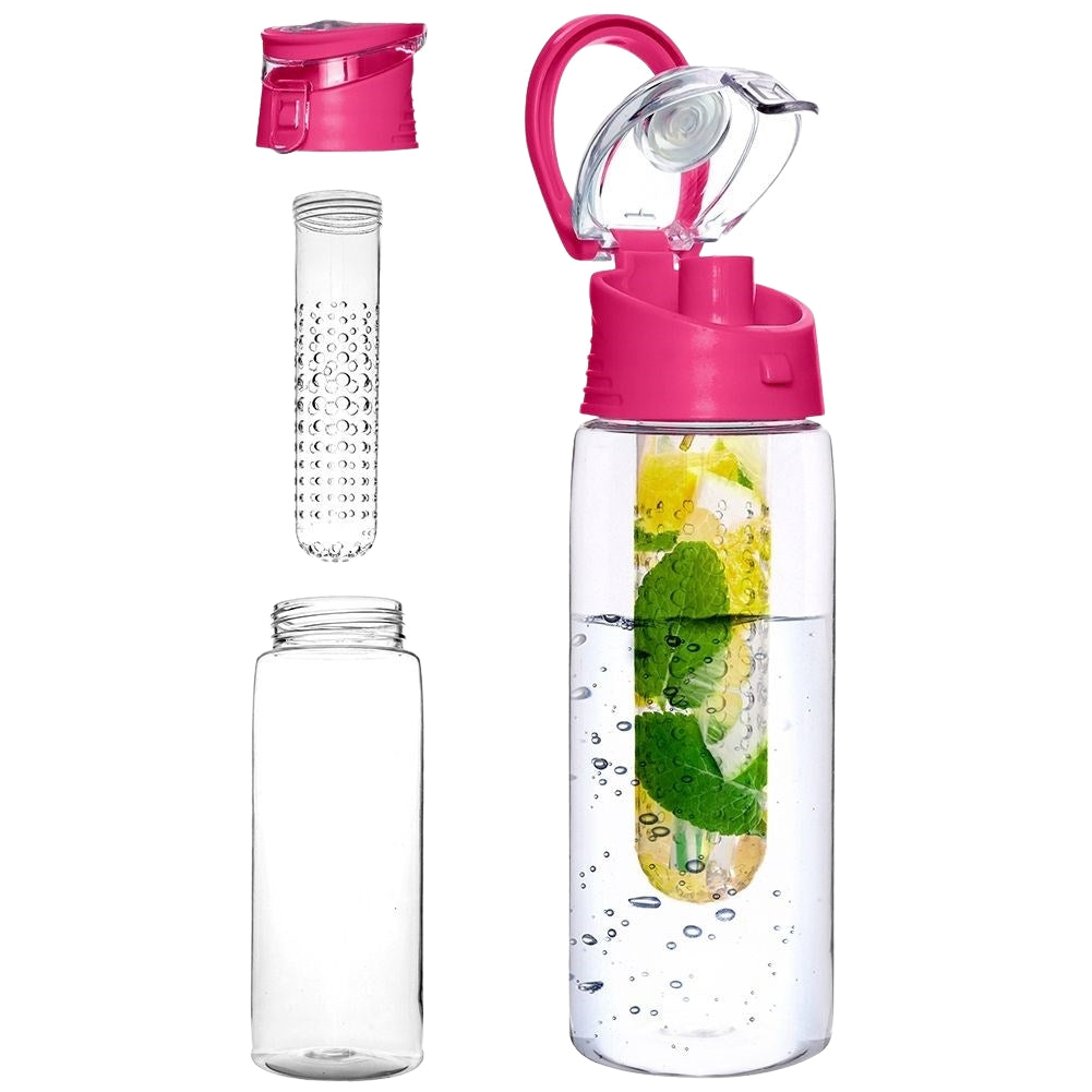 Tasty water bottle with fruit insert