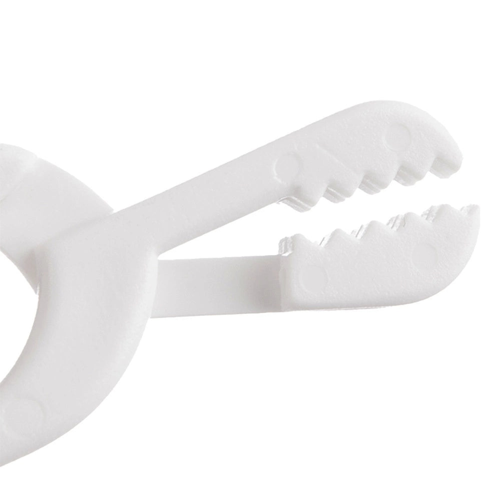 Tea Towel Clips with Hooks, Set of 8, Gray & White