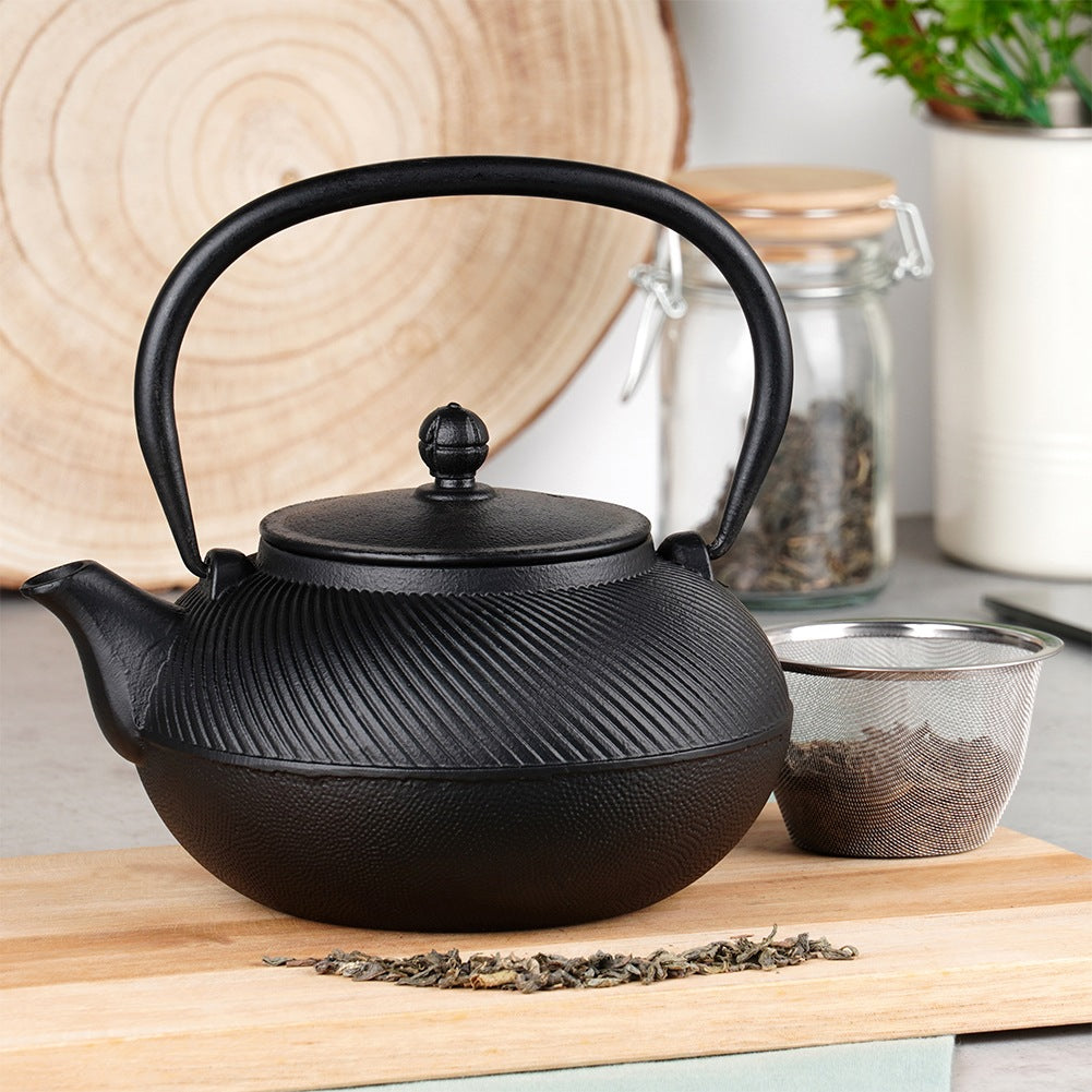 Tea kettle with infuser, cast iron, enameled, CAST LINE, 1 l