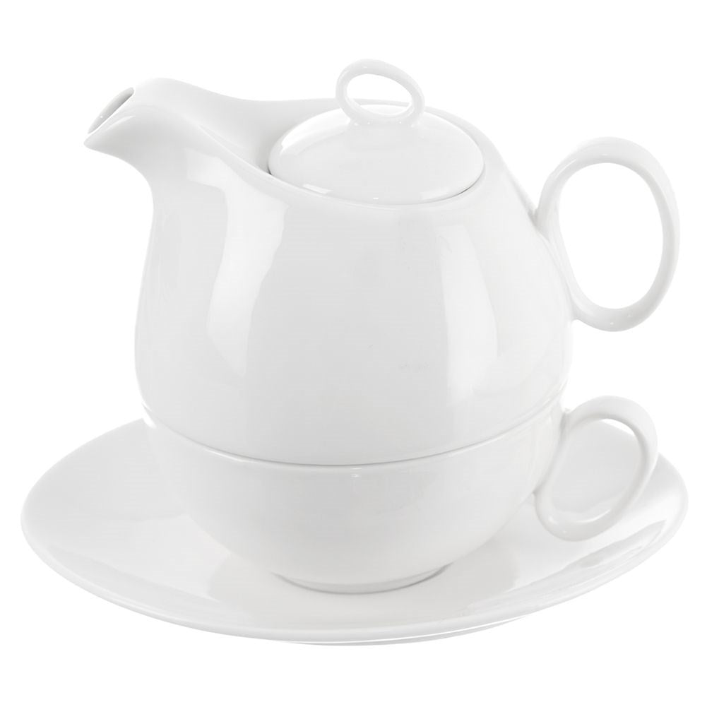 Teapot set in porcelain - Dishwasher and microwave safe