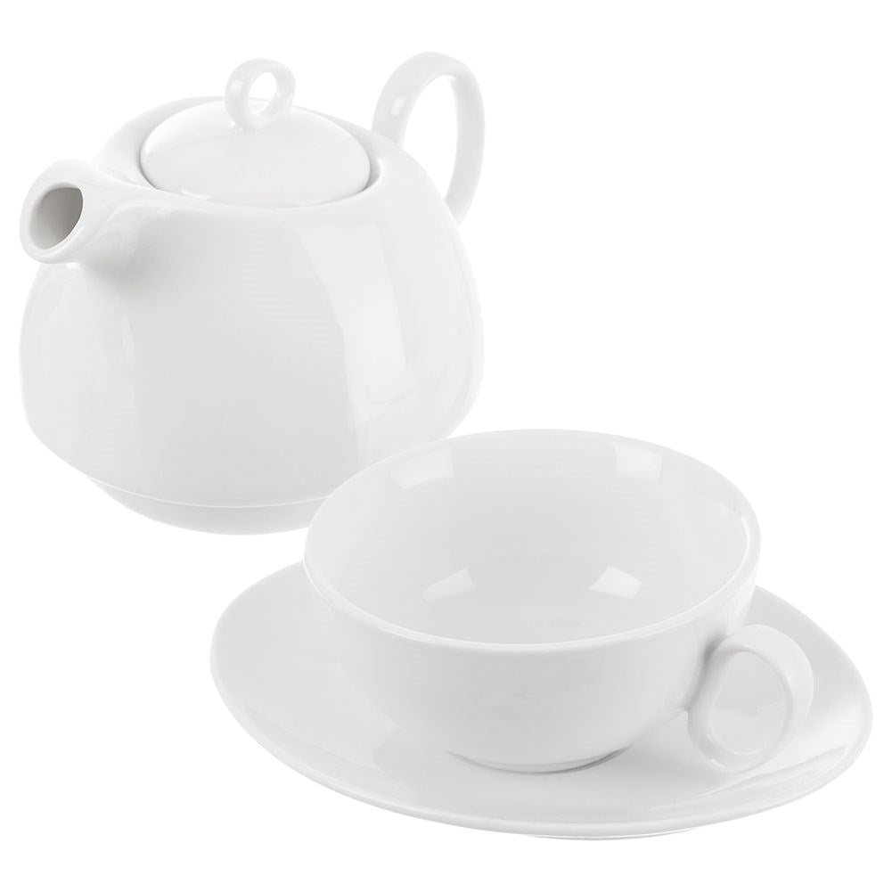 Teapot set in porcelain - Dishwasher and microwave safe