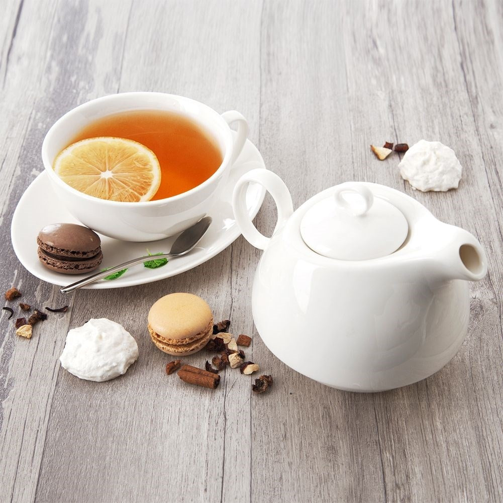 Teapot set in porcelain - Dishwasher and microwave safe