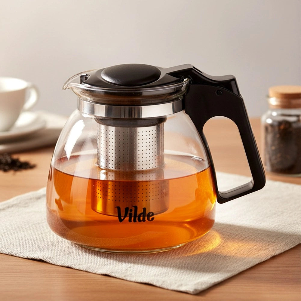 Teapot with Infuser, Borosilicate Glass, 1.15L