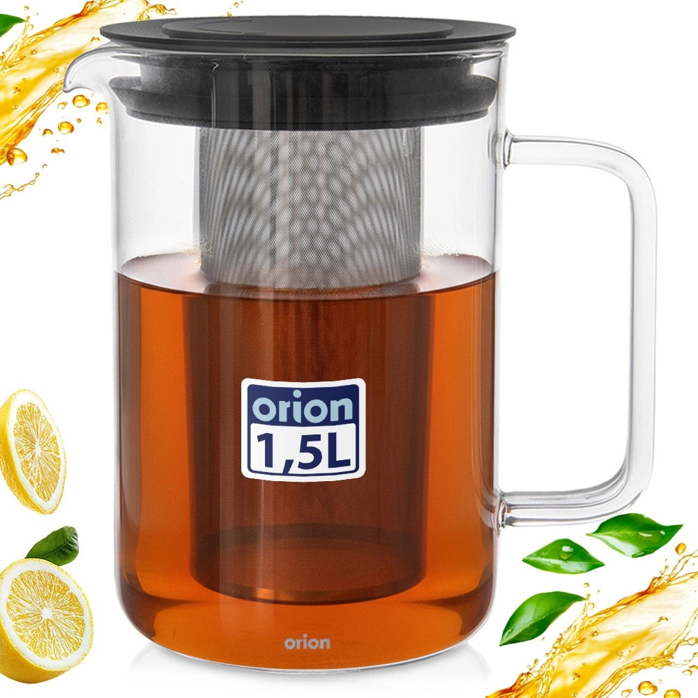 Teapot with Infuser, Borosilicate Glass, 1.55L