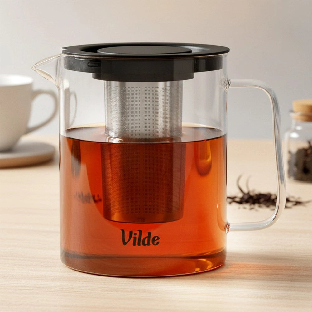 Teapot with Infuser, Borosilicate Glass, 1.5L