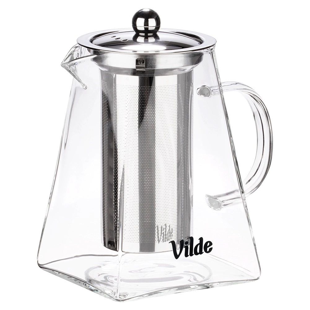 Teapot with Infuser, Heat-Resistant Glass, 920ml