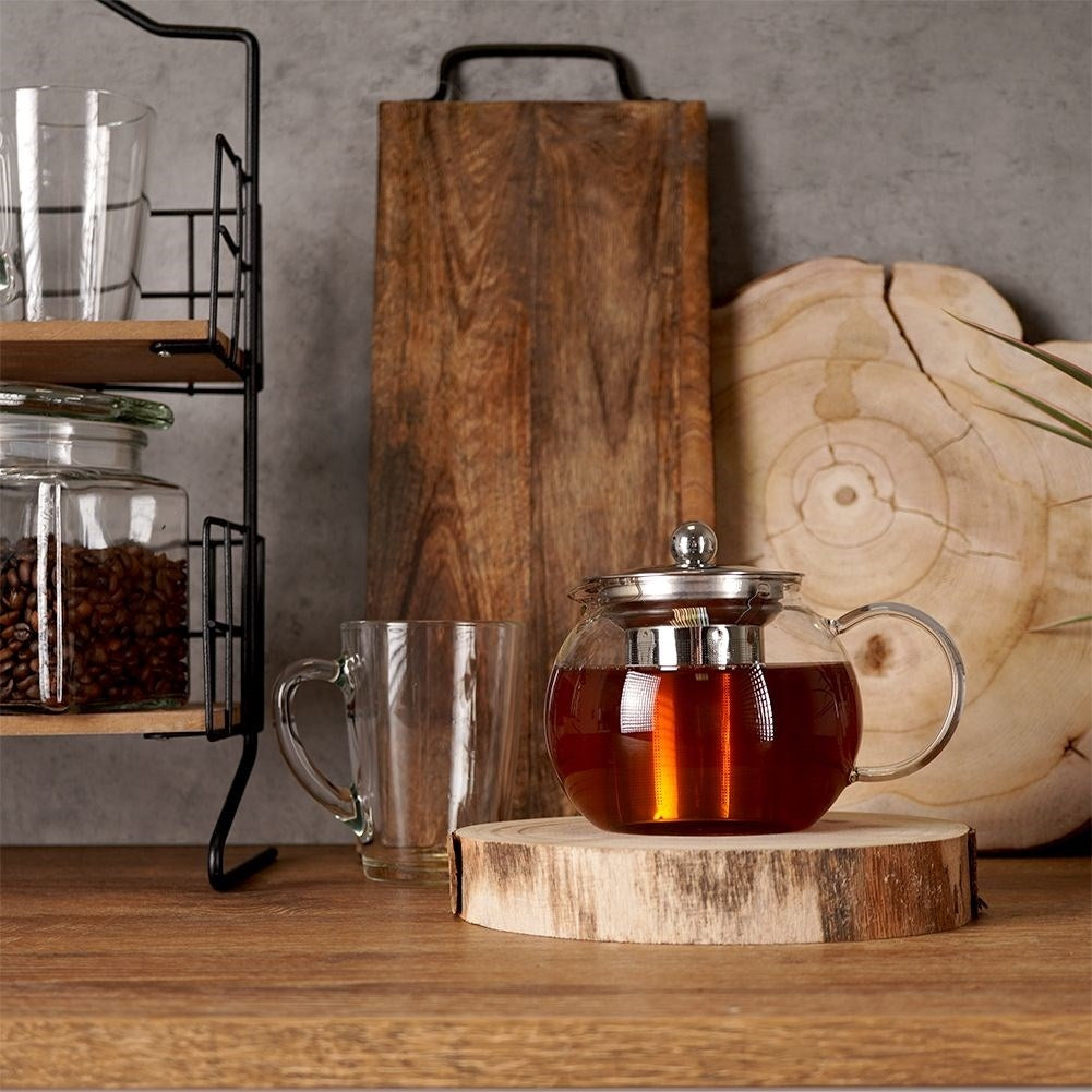 Teapot with Removable Strainer for All Stoves
