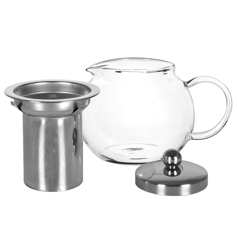 Teapot with Removable Strainer for All Stoves