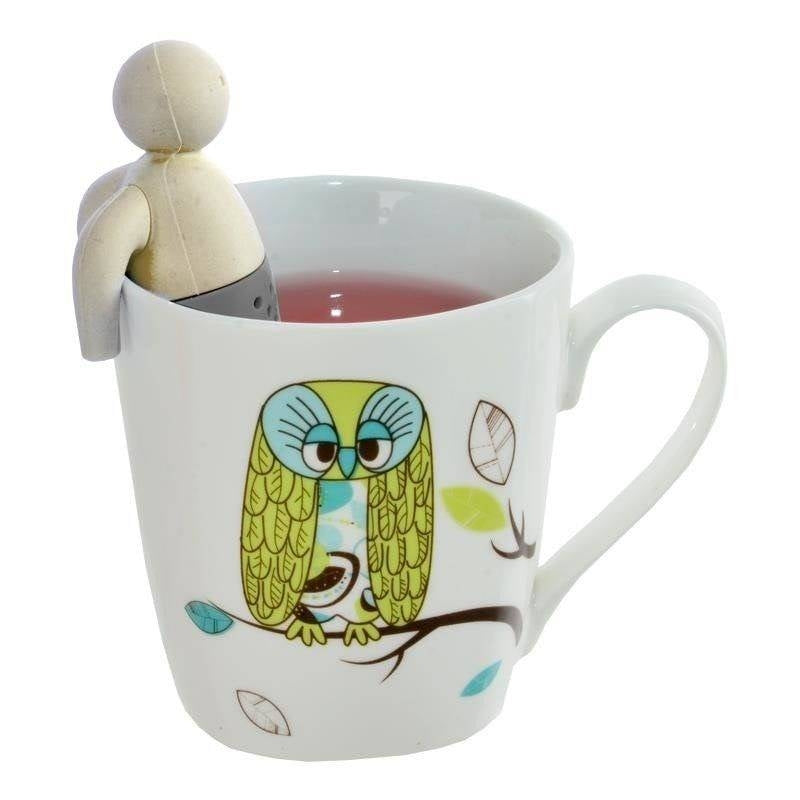 Tea strainer made of high-temperature resistant silicone with a unique design
