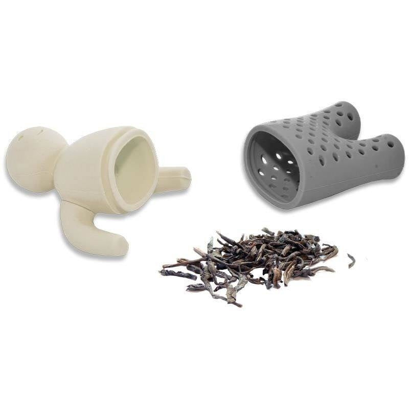 Tea strainer made of high-temperature resistant silicone with a unique design