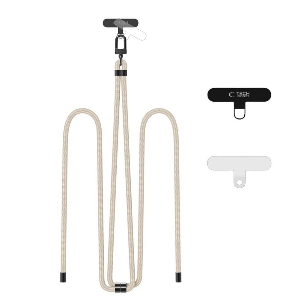 Tech-Protect C7S Justerbar Mobilrem – Beige/Svart