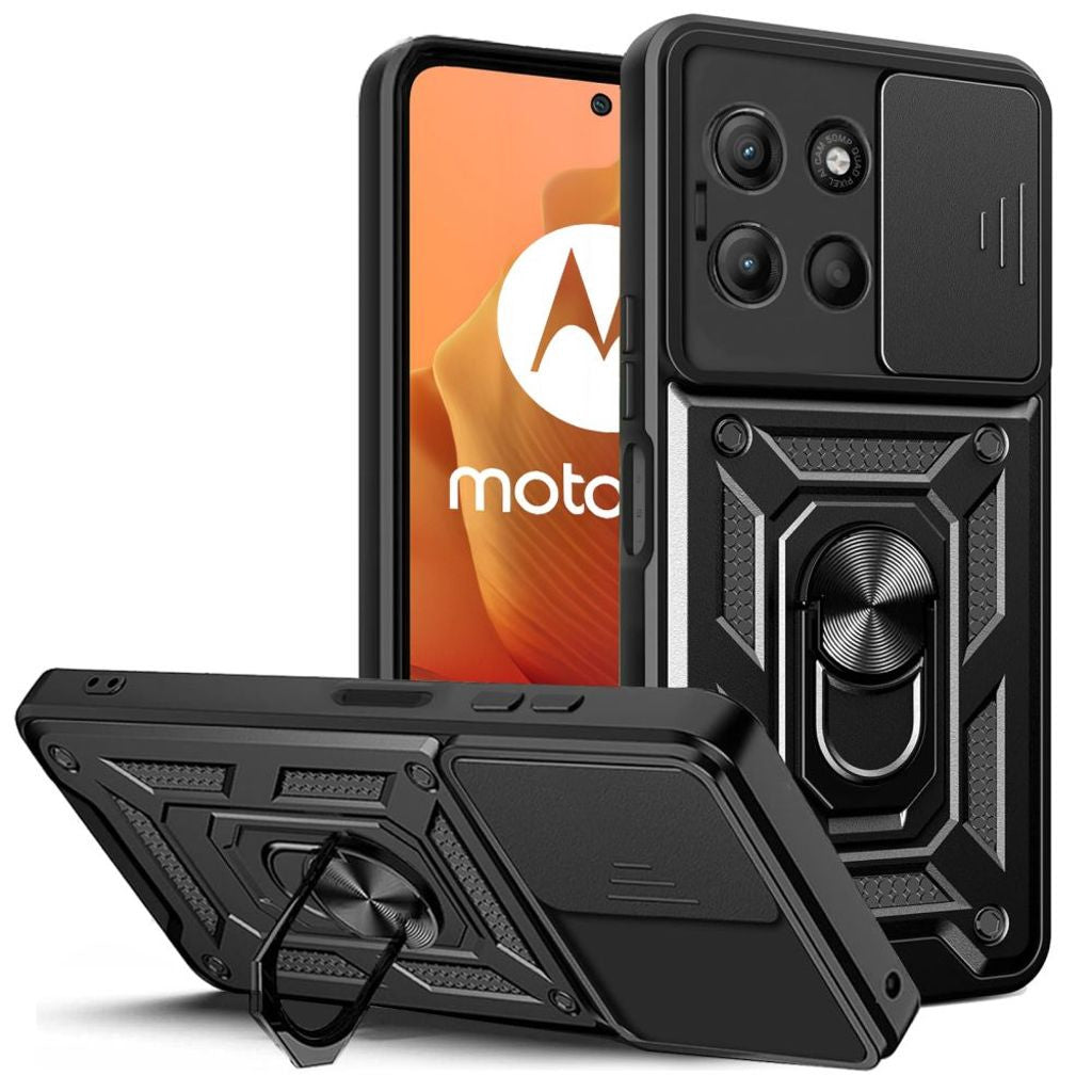Tech-Protect Camshield Pro-skal till Motorola Moto G15 - Svart