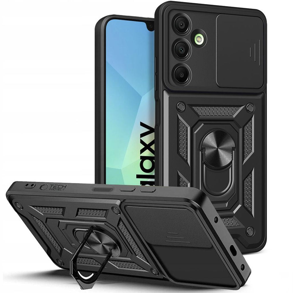 Tech-Protect Camshield Pro-skal till Samsung Galaxy A26 5G - Svart