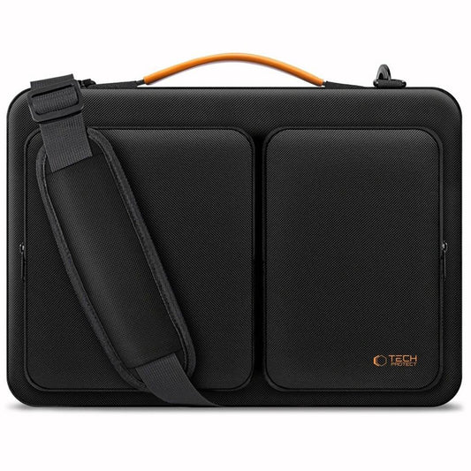 Tech-Protect Defender Laptopväska 15-16" – Svart/Orange
