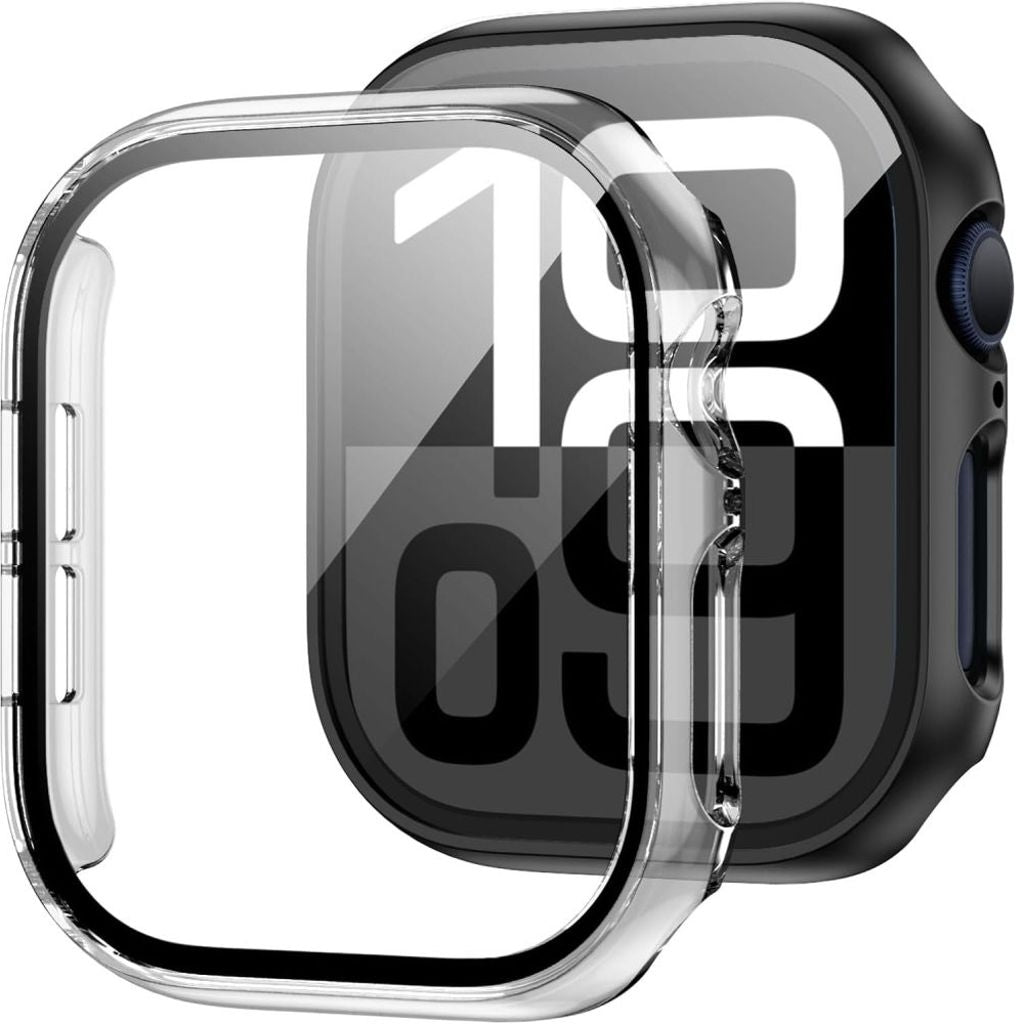 Tech-Protect Defense360-skal för Apple Watch 10 (42 mm) - genomskinligt