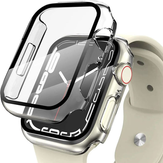Tech-Protect Defense360-skal för Apple Watch 7/8/9 (41 mm) - genomskinligt