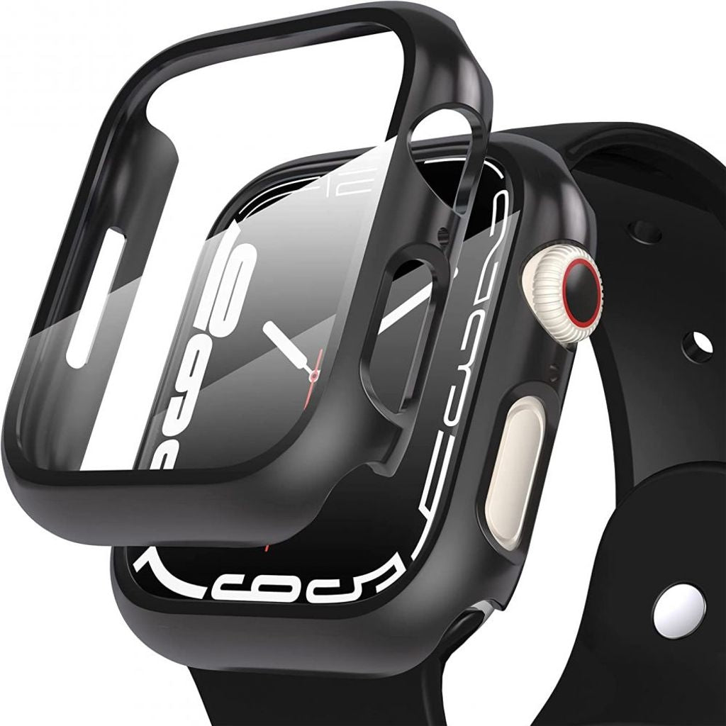 Tech-Protect Defense360-skal för Apple Watch 7/8/9 (45 mm) - svart
