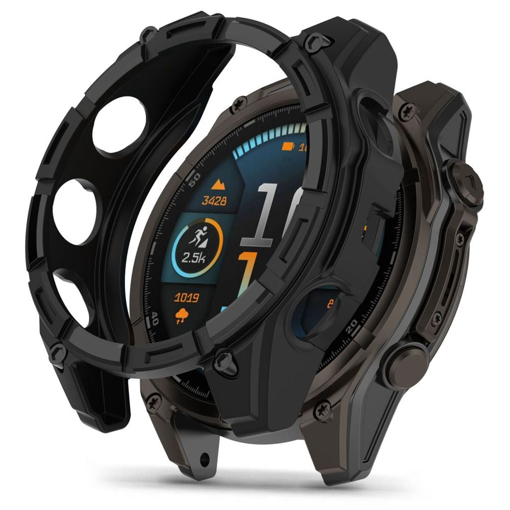 Tech-Protect Defense Air-fodral för Garmin Fenix 8 47 mm - svart
