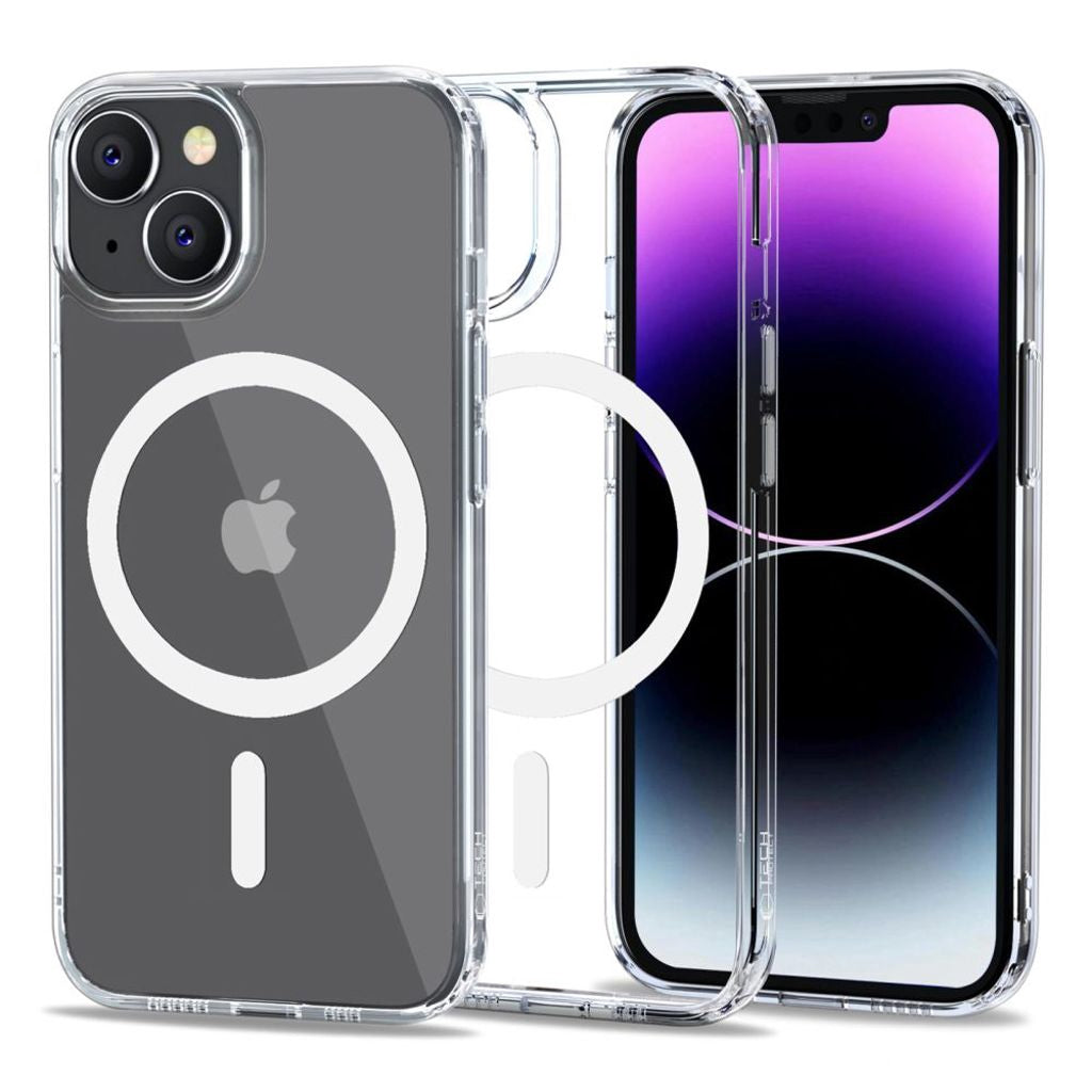 Tech-Protect Flexair Hybrid Magsafe-skal för iPhone 14 - Transparent