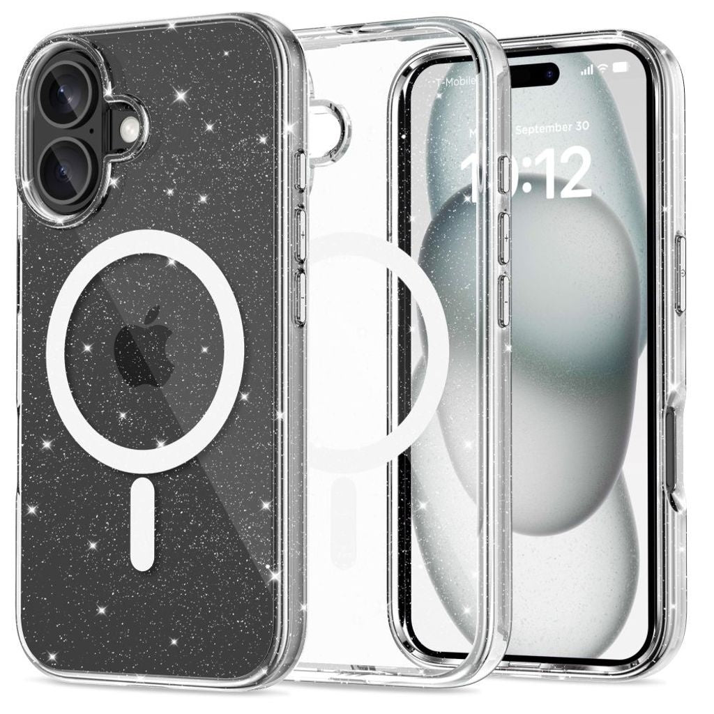 Tech-Protect Flexair Hybrid Magsafe-skal för iPhone 16 - Transparent