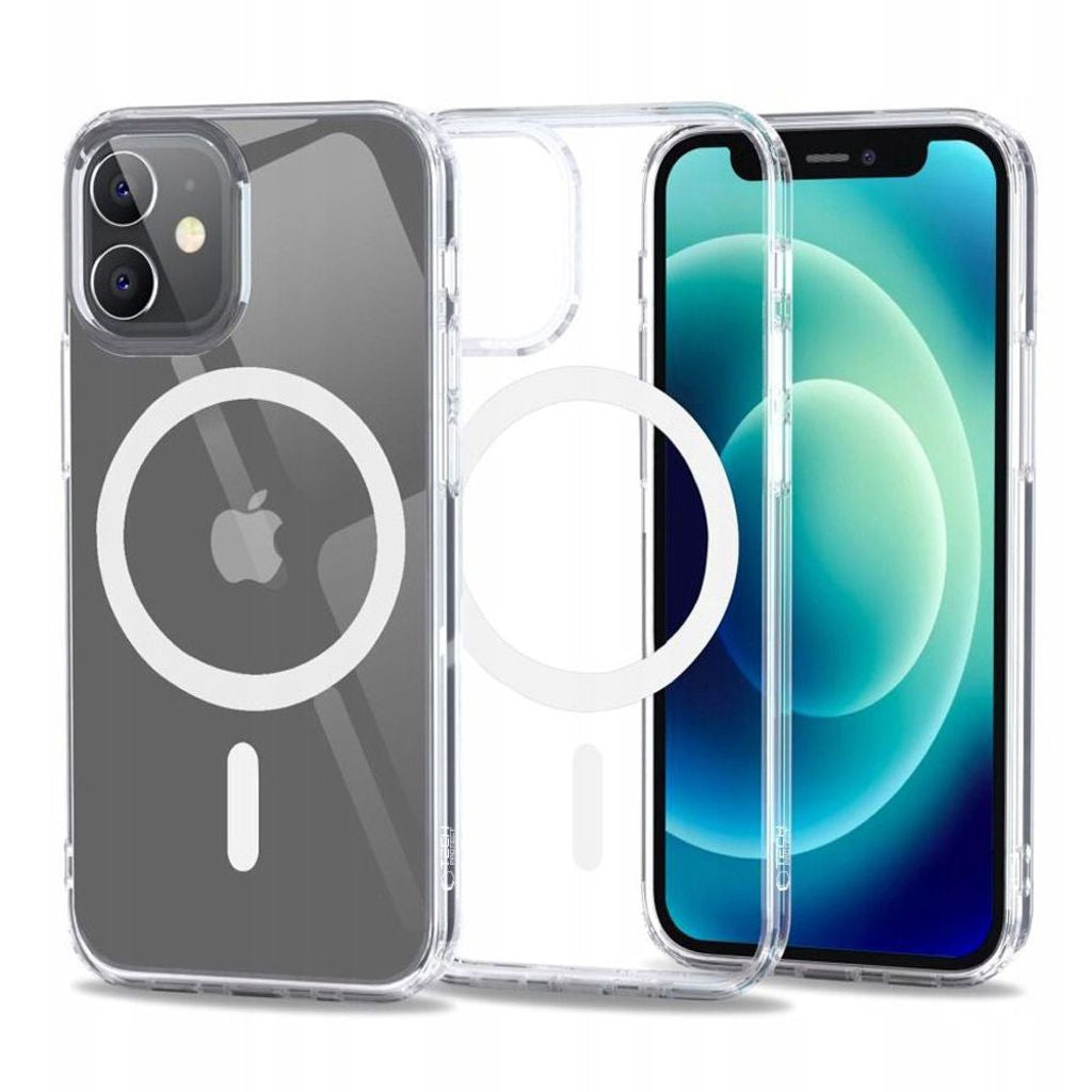 Tech-Protect Flexair Hybrid Magsafe-skal till iPhone 12 Mini - Transparent