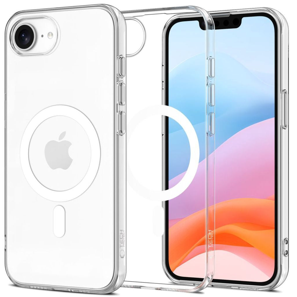 Tech-Protect Flexair Magsafe-skal för iPhone 16E - Transparent