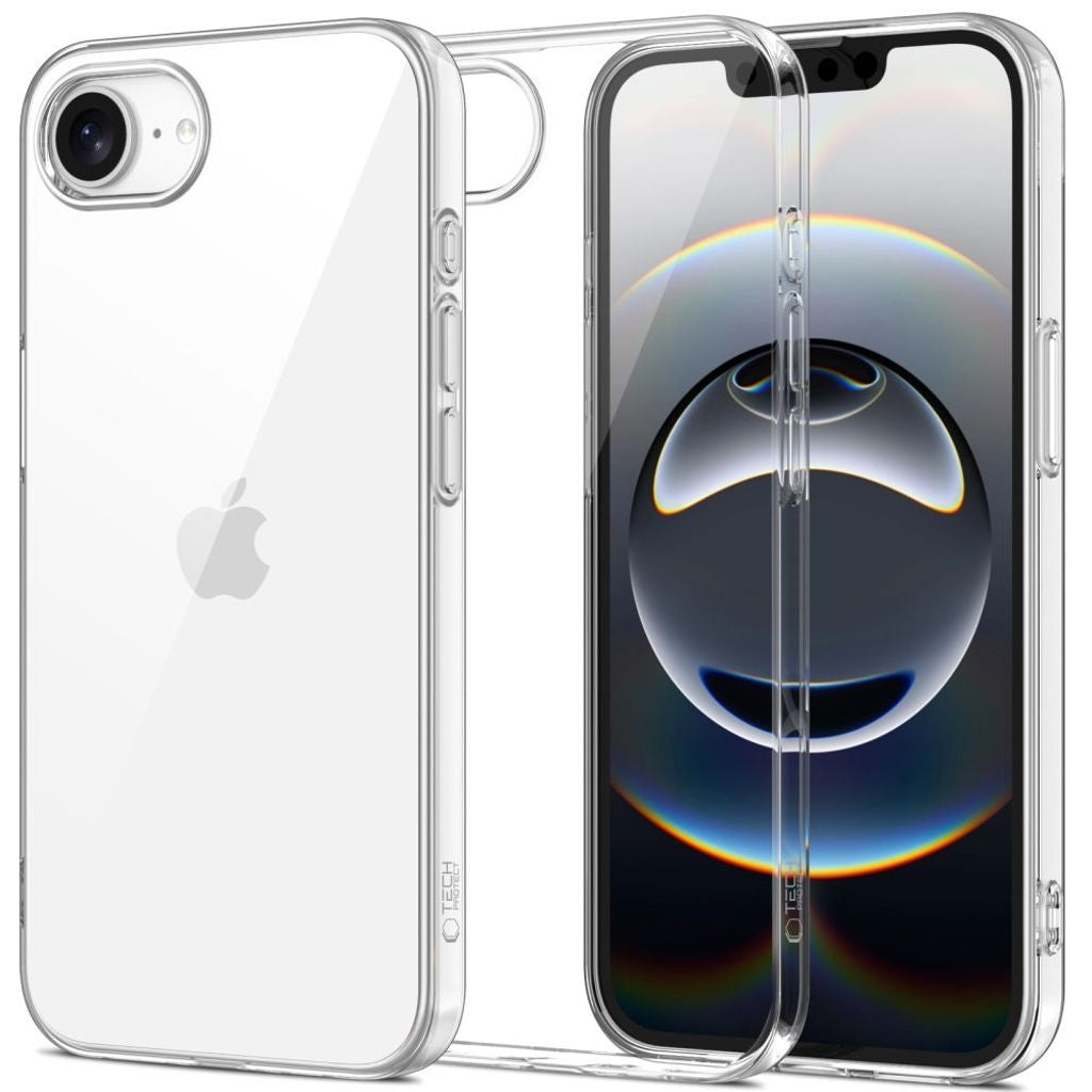 Tech-Protect Flexair-skal för iPhone 16E - Transparent
